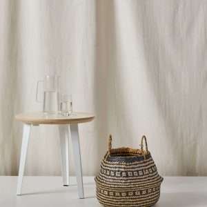 Black & Natural Basket (LG)